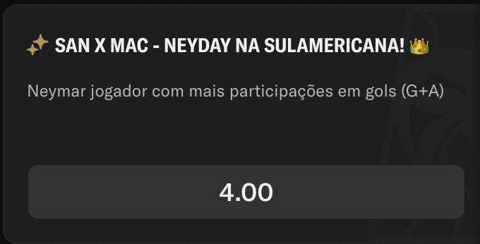 apostar neymar gol
