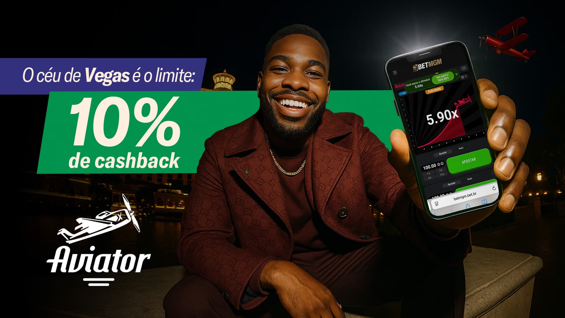 BONUS CASHBACK AVIATOR BETMGM