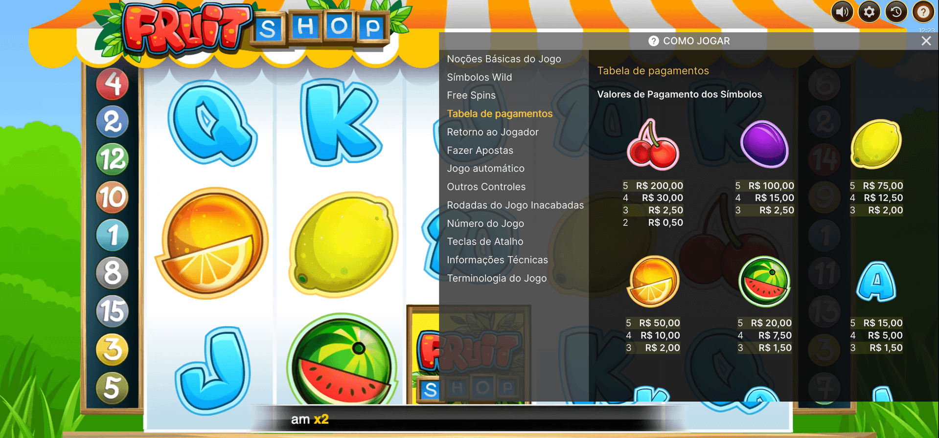 fruit shop como jogar