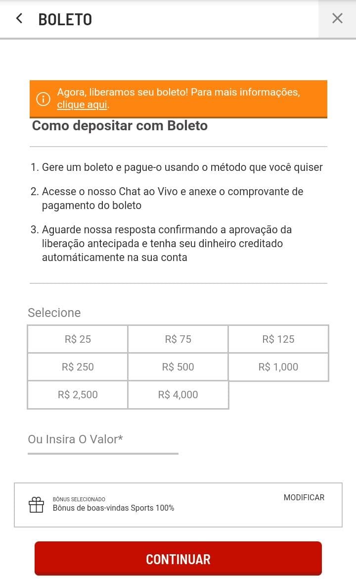 deposito boleto bodog