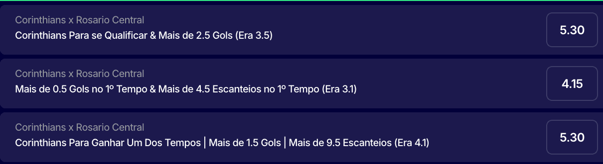 apostar corinthians libertadores