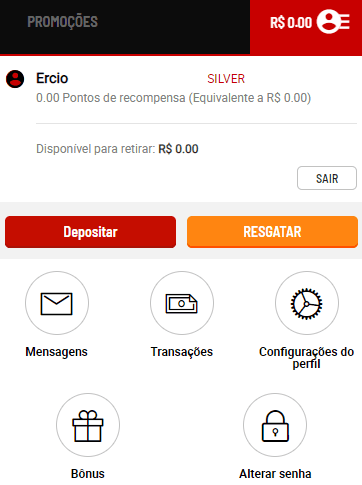 perfil de usuario bodog