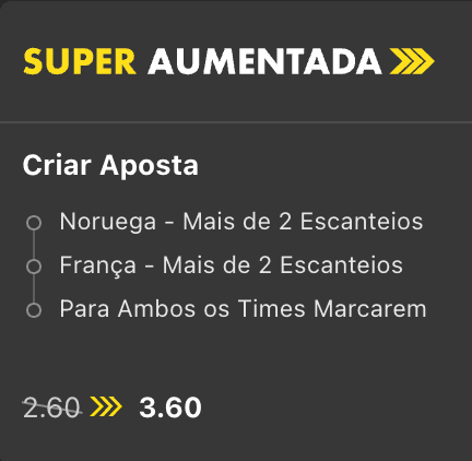aposta super aumentada