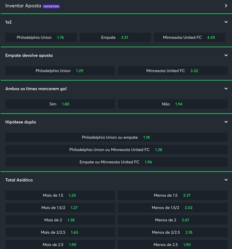 inventar aposta sportsbet