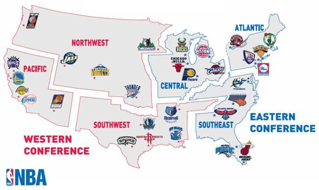 mapa nba