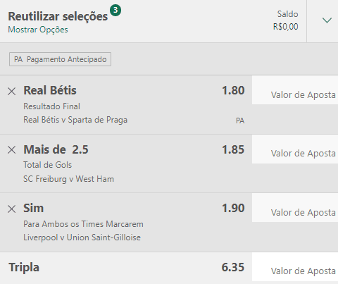 Bilhete Moderado