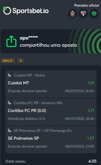 Bilhete Moderado