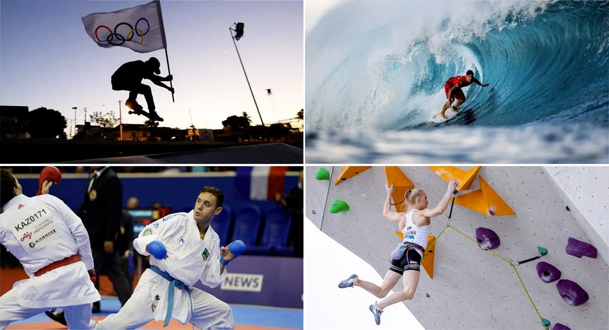novas modalidades olimpiadas