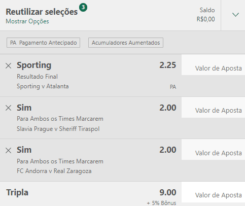 Bilhete Pronto Ousado