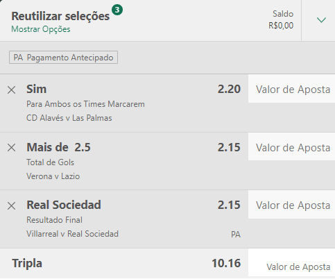 Bilhete Pronto Ousado