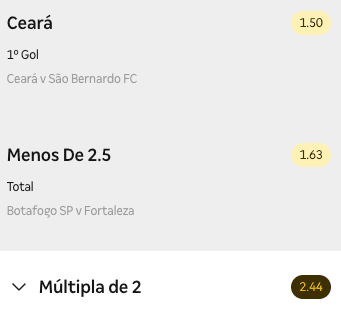 bilhete sabado conservador