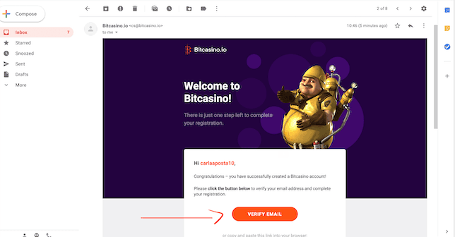 verificação de e-mail