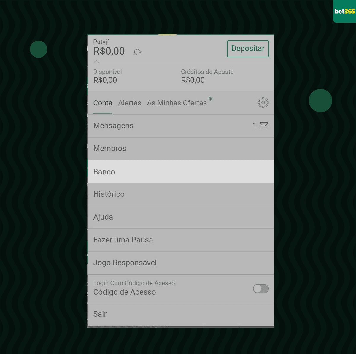 saque bet 365