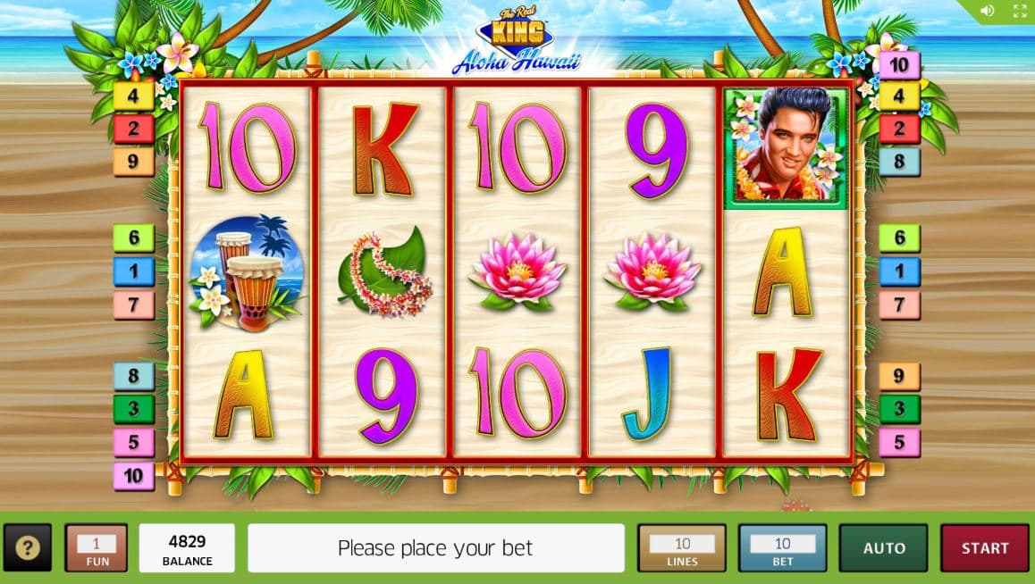 slot the real king aloha hawaii