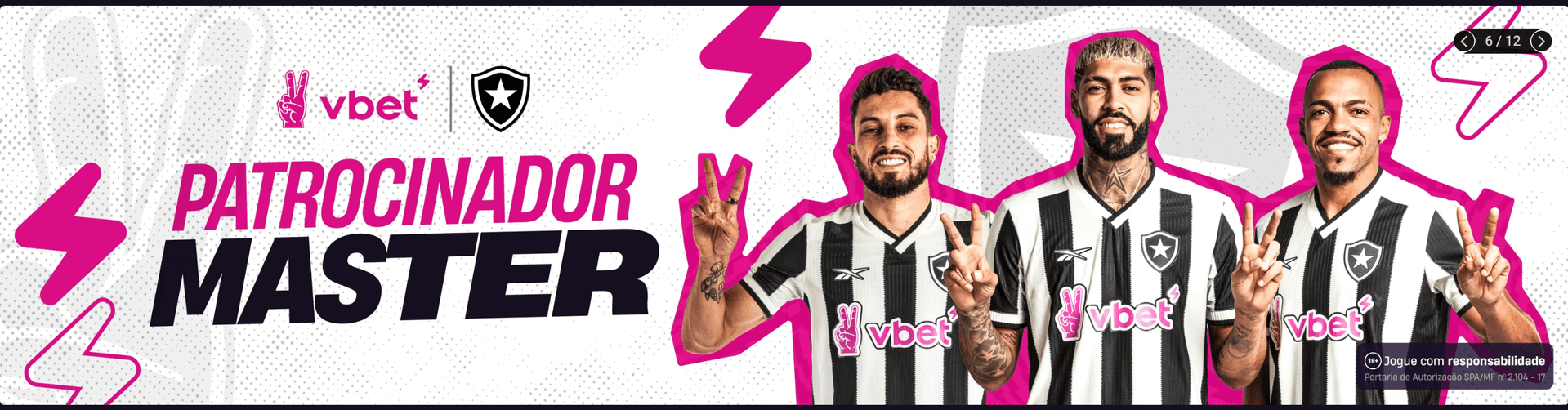 vbet patrocinador master botafogo