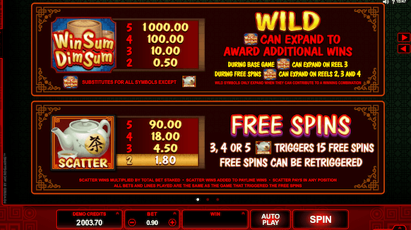 slot win sum dim sum