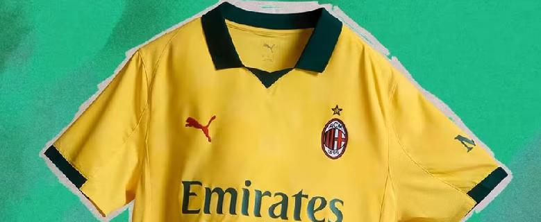 Milan estreita relação com o Brasil com uniforme canarinho e parceria com Reals