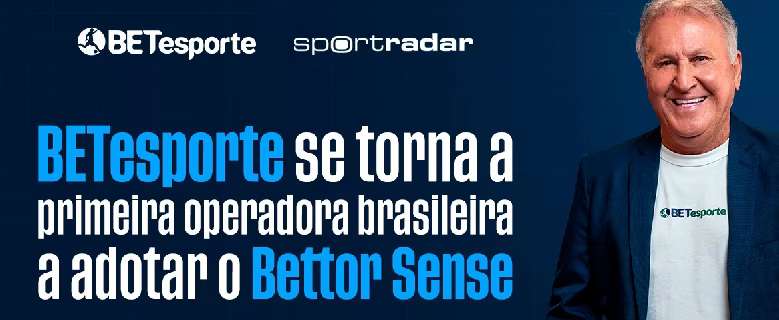 BETesporte fecha acordo com Sportradar e lidera adoção do Bettor Sense no país