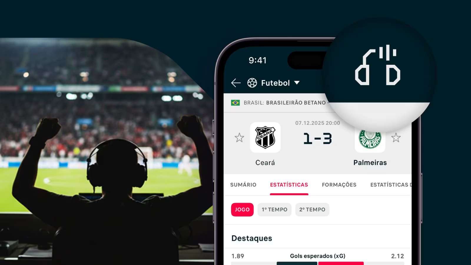 Flashscore é o aplicativo de esportes com mais usuários ativos no Brasil