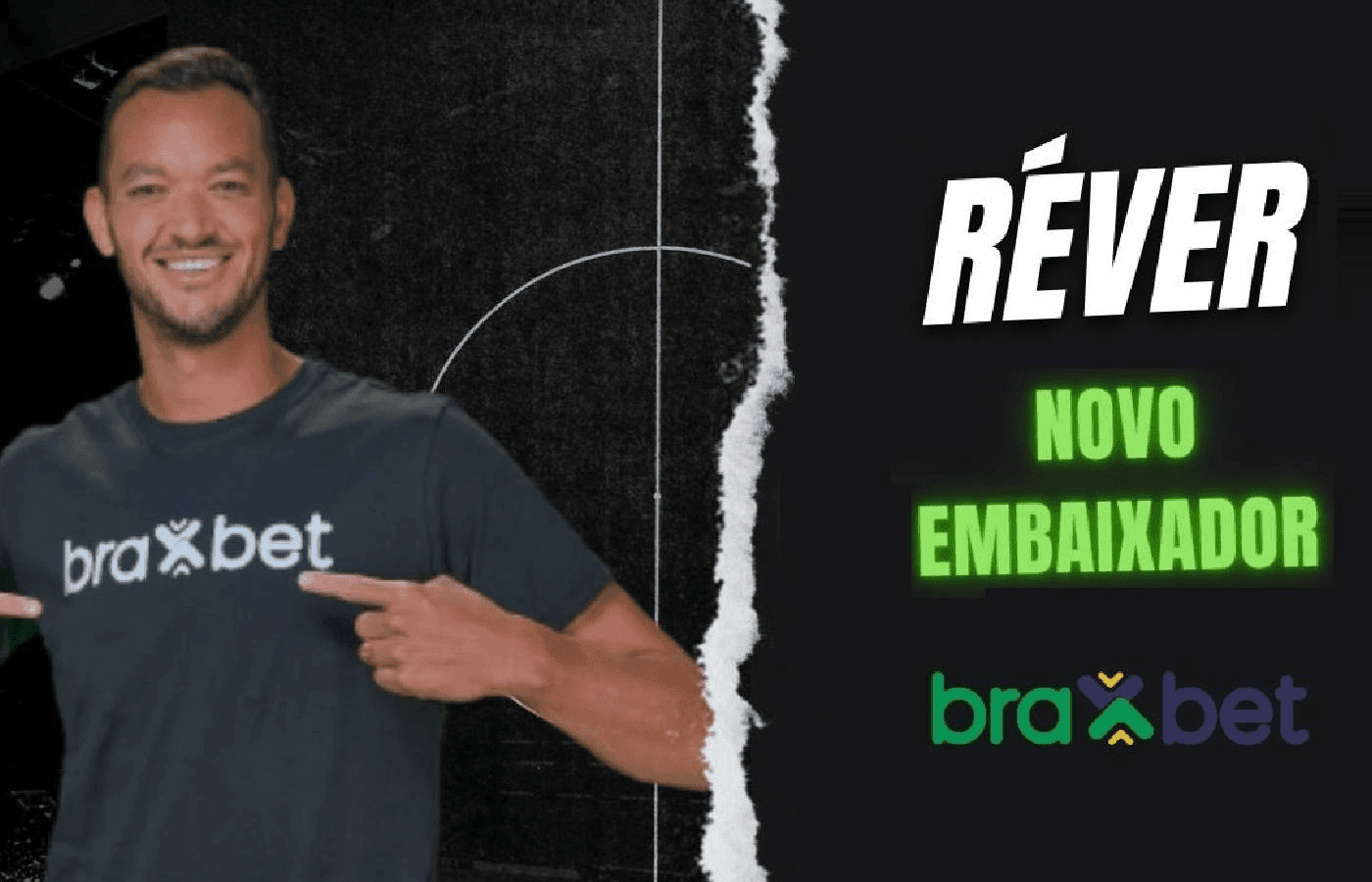 Braxbet nomeia o zagueiro Réver como o novo embaixador da empresa de apostas