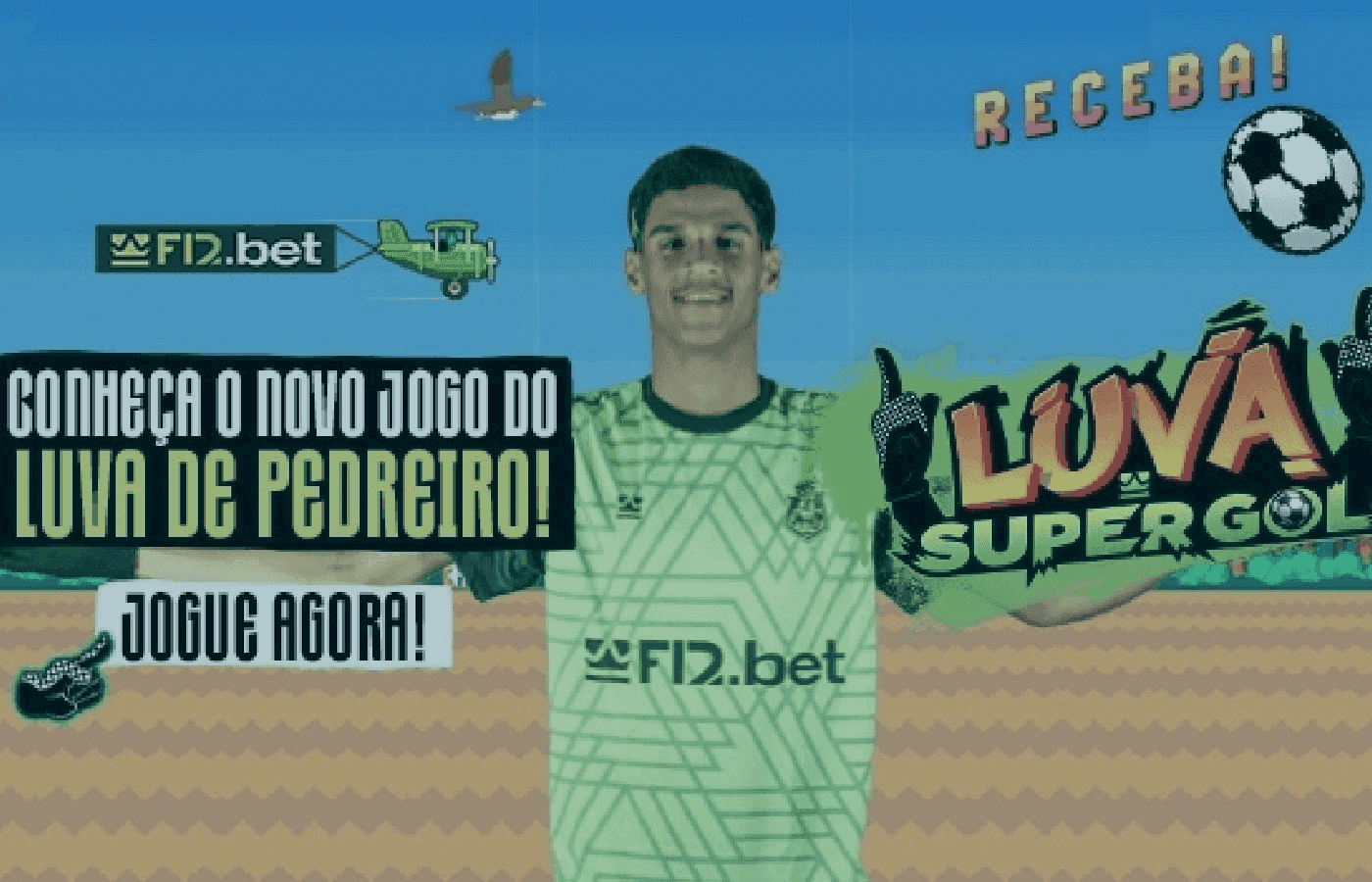 F12 e Darwin Gaming lançam Luva SuperGol, baseado na vida do Luva de Pedreiro