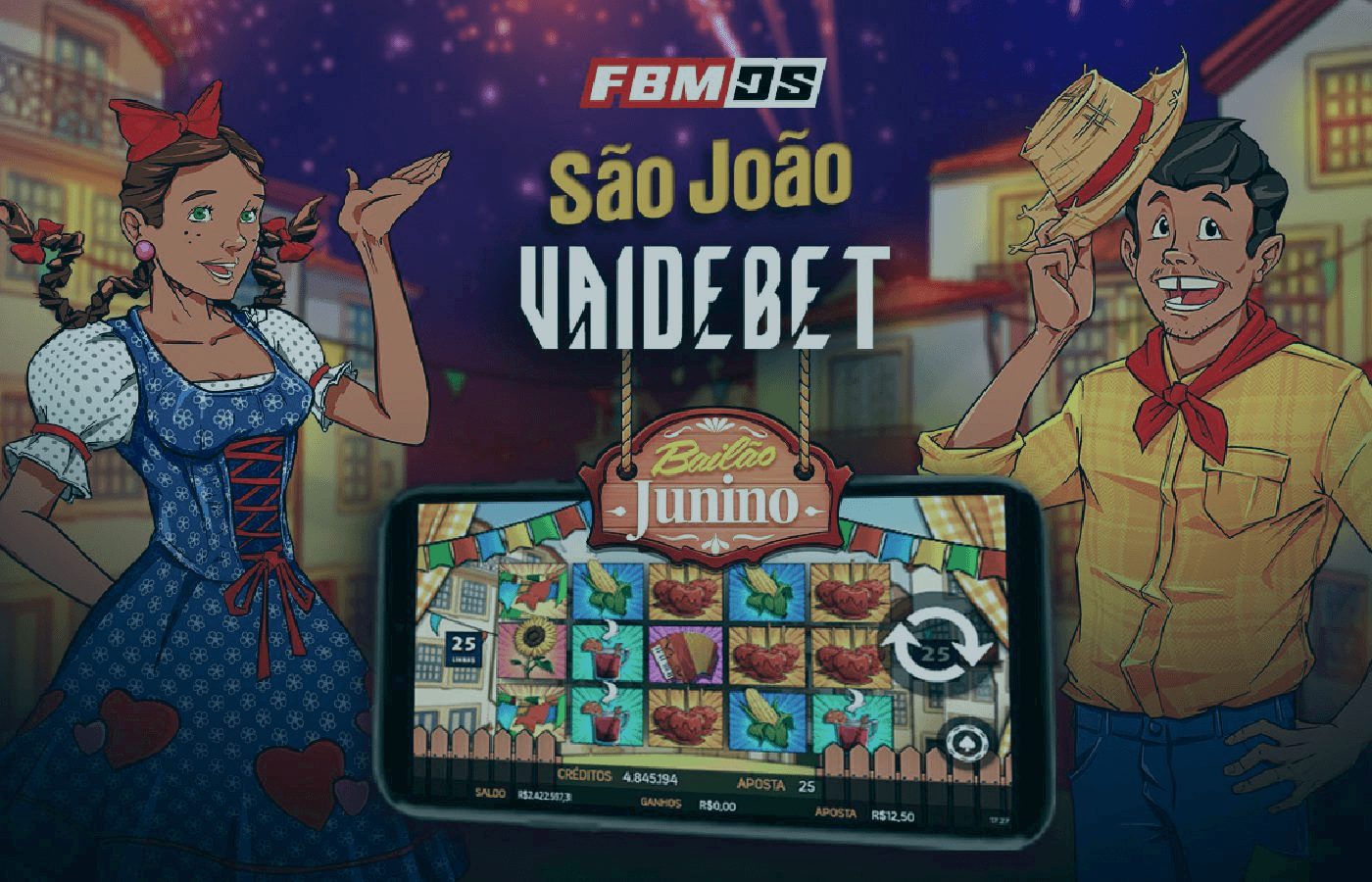 FBMDS e Vai de Bet lançam "Bailão Junino", com aval do embaixador Gusttavo Lima