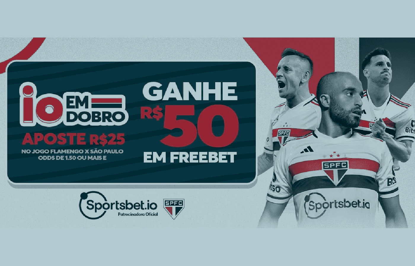 Sportsbet.io lança promoção “io em Dobro” para final da Copa do Brasil; confira odds