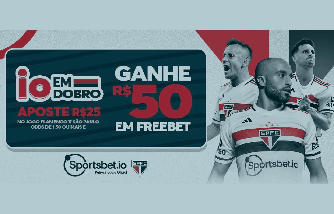 Sportsbet.io lança promoção “io em Dobro” para final da Copa do Brasil; confira odds