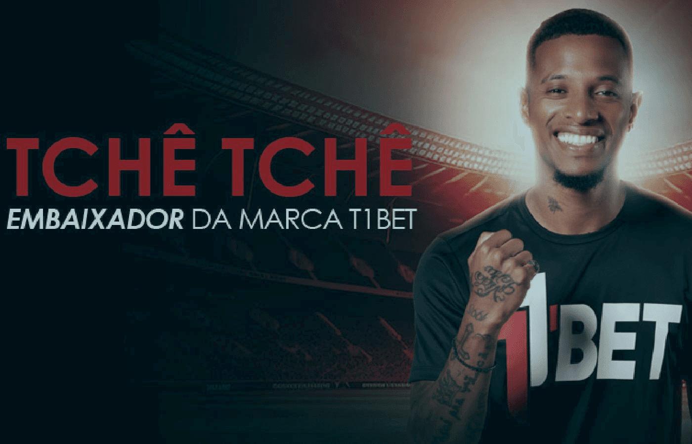 Volante do Botafogo, Tchê Tchê é o novo embaixador da T1Bet