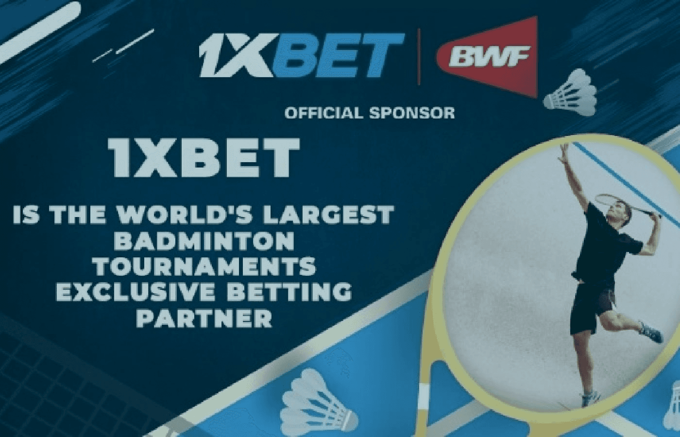 1xBet fecha parceria com Federação Mundial de Badminton para torneios pelo mundo