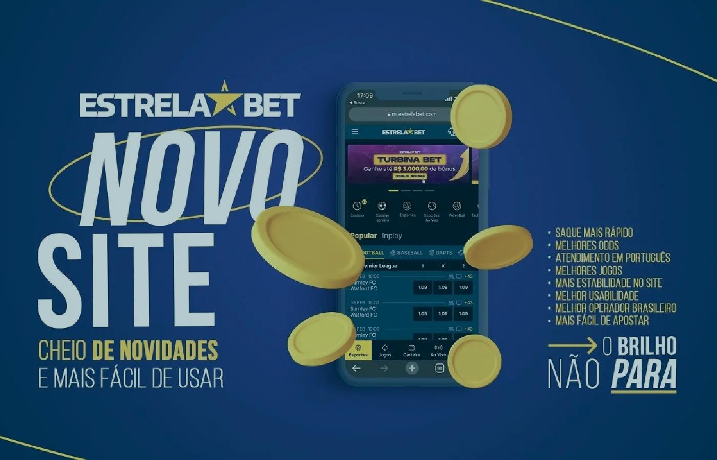 EstrelaBet lança novo site que promete melhoria na experiência do usuário