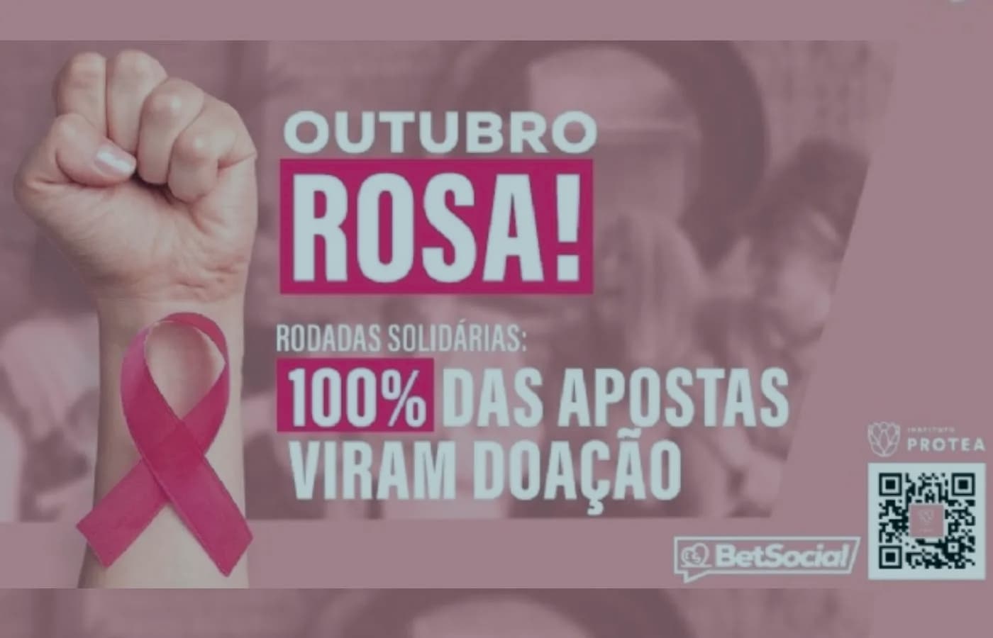 Betmotion apoia Outubro Rosa em parceria com o Instituto PROTEA; saiba como doar