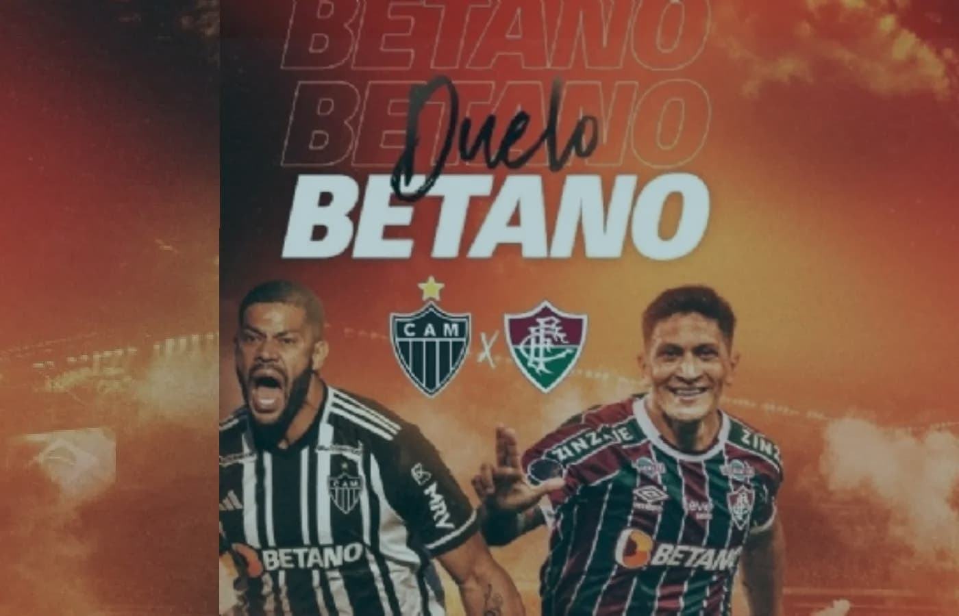 "Duelo Betano" é ativado entre Atlético Mineiro e Fluminense; confira odds para a partida
