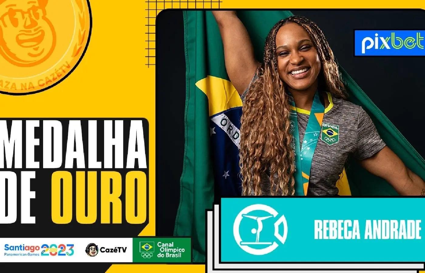 Pixbet é protagonista na CazéTV com recorde de medalhas do Brasil no Pan