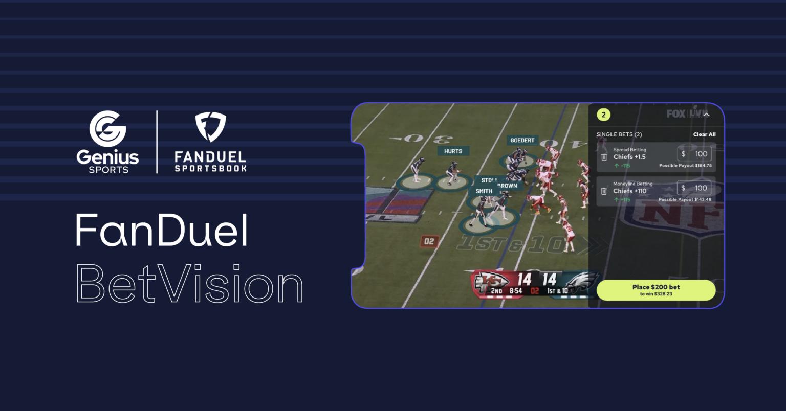 FanDuel expande parceria com a Genius Sports e lança o NFL BetVision; saiba mais