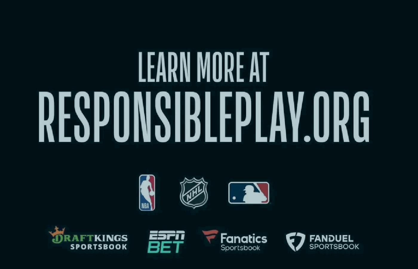 NBA, MLB e NHL se unem em anúncio de jogo responsável; veja a propaganda