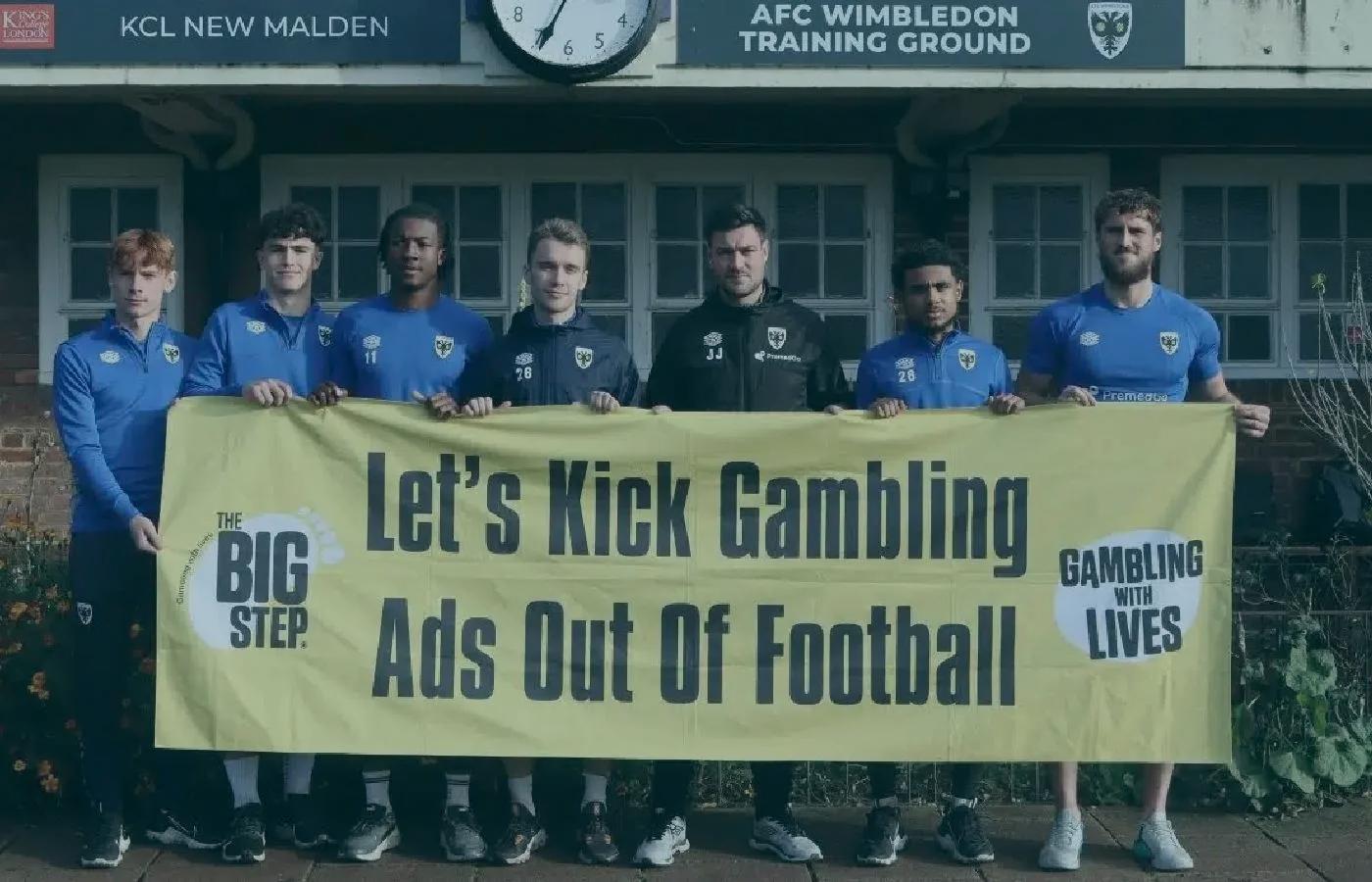 AFC Wimbledon se junta à campanha para proibir publicidade de apostas no futebol inglês