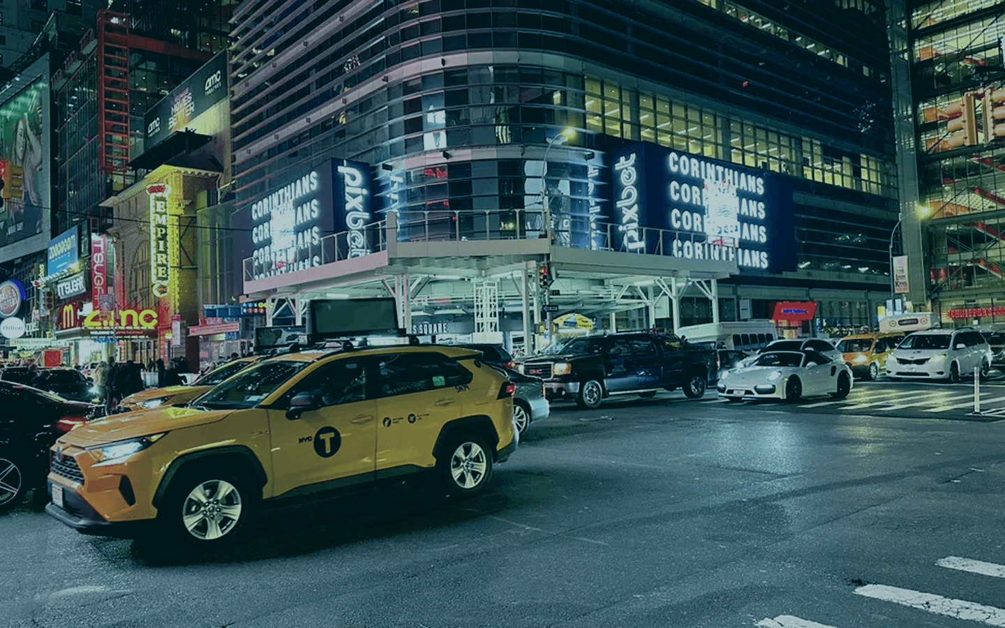 Corinthians anuncia acordo com a PixBet com direito a outdoor na Times Square