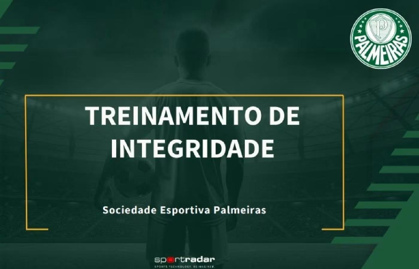 Equipe principal do Palmeiras recebe workshop anti-manipulação da Sportradar