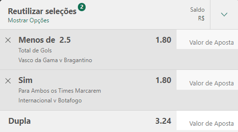 Bilhete Moderado