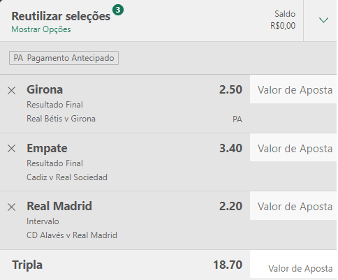 Bilhete Pronto Ousado
