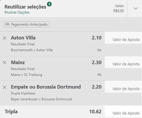 Bilhete Pronto Ousado