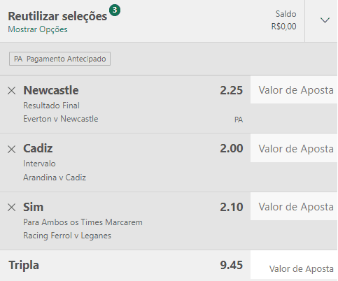 Bilhete Pronto Ousado