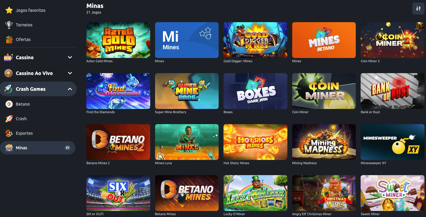 jogar mines na betano