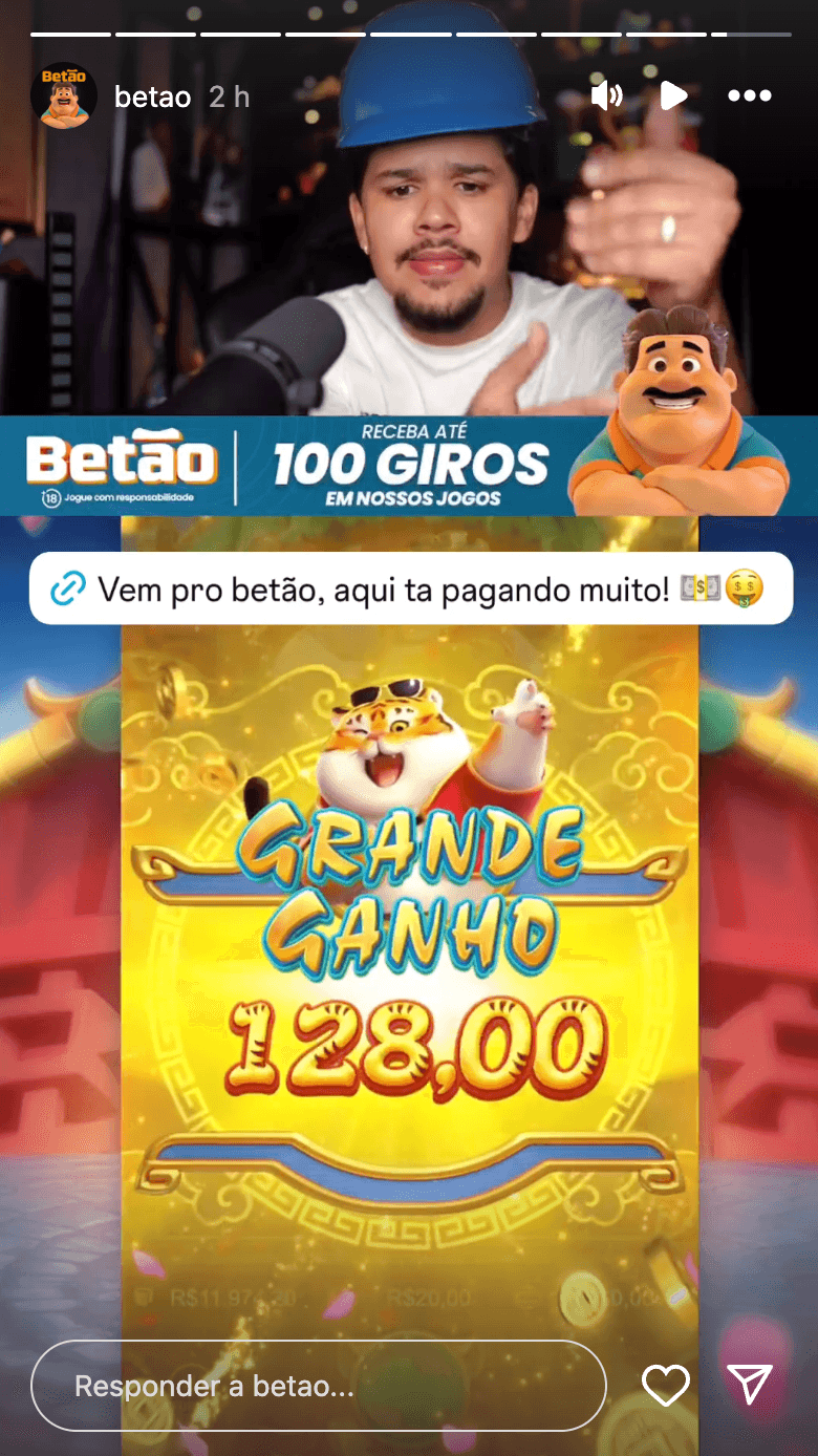 printscreen do instagram da betao