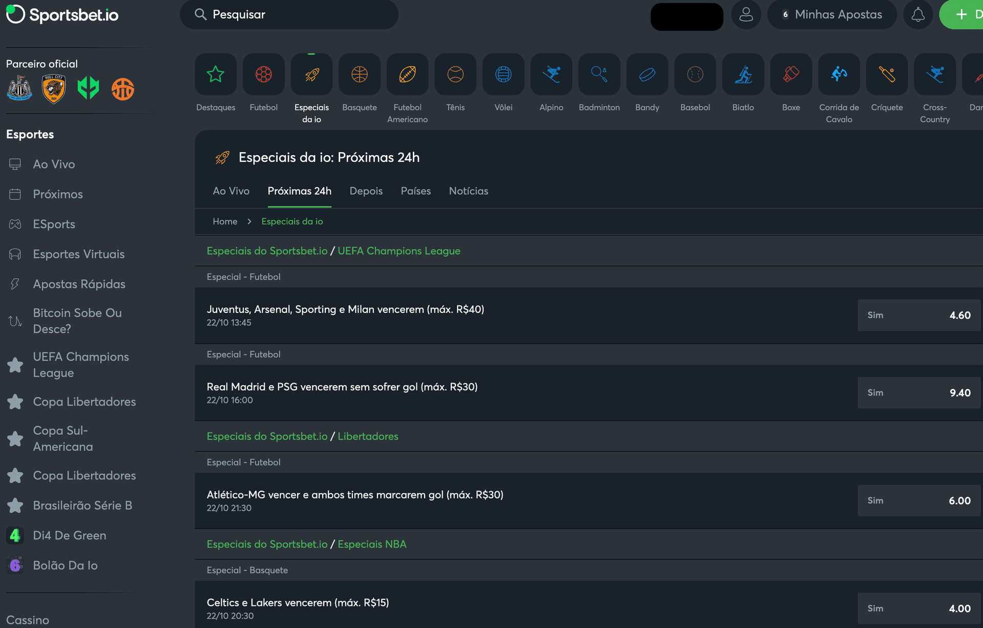 print site sportsbet io especiais odds turbinadas futebol basquete