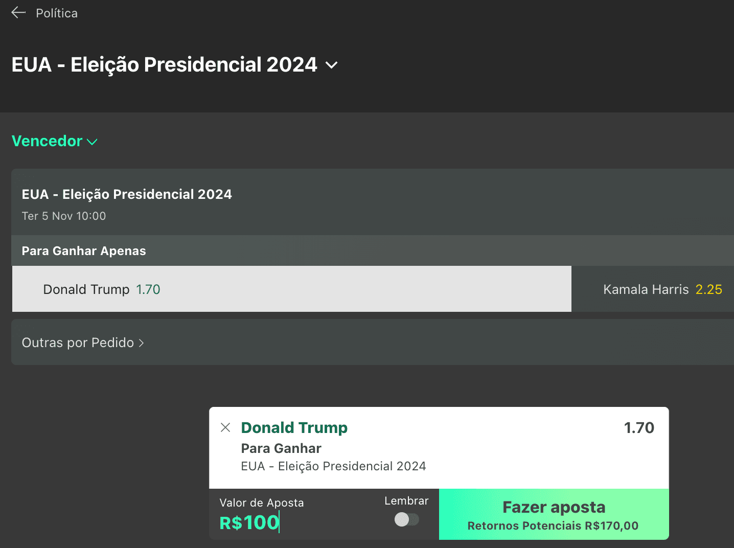 printscreen bet365 como apostar eleicoes eua