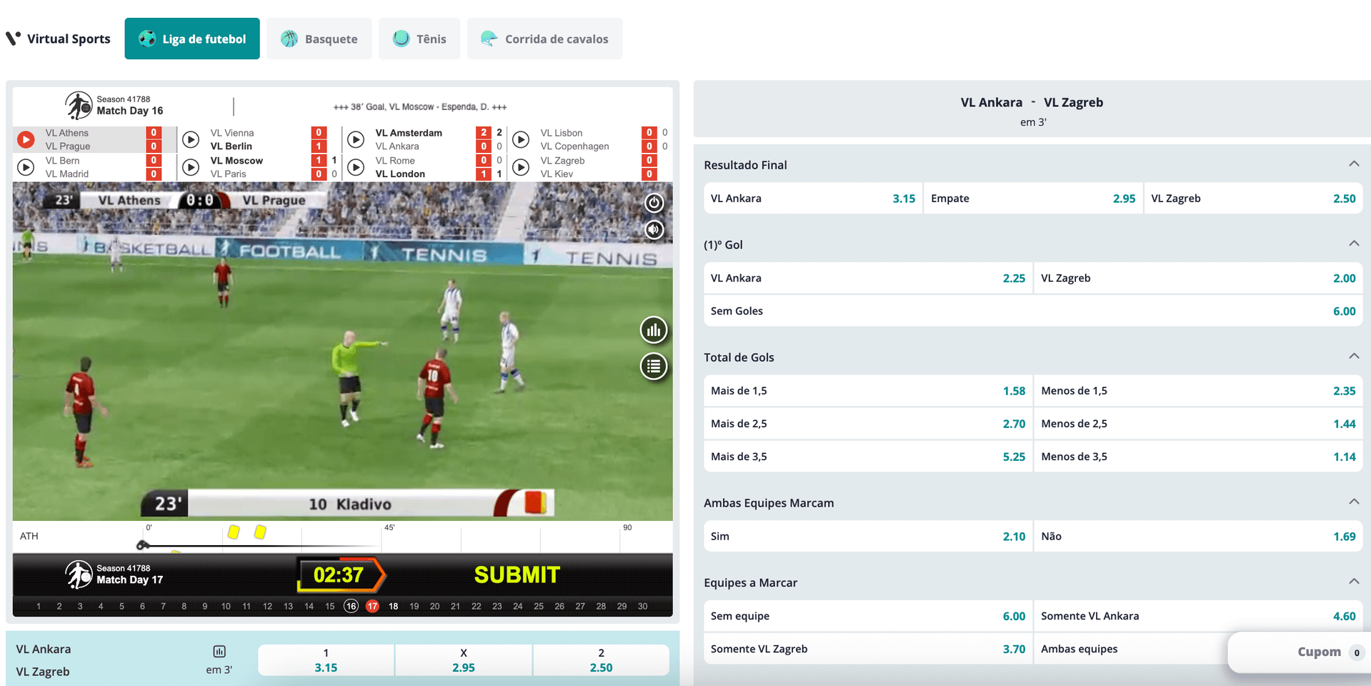 apostar em esportes virtuais na novibet