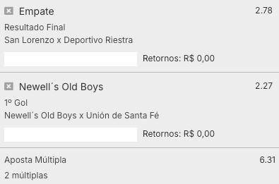 bilhete ousado 31.10