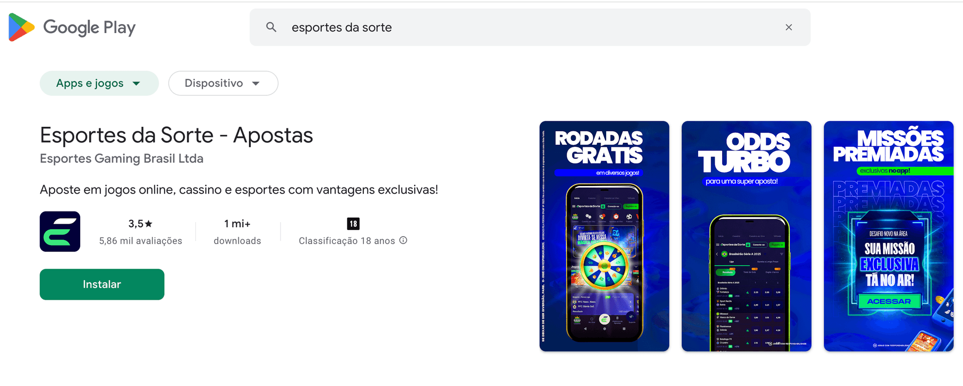 baixar aplicativo esportes da sorte